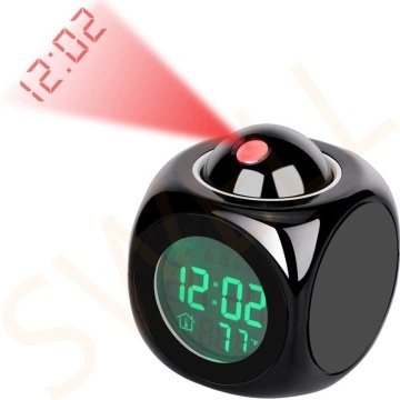 2021 New Talking Calendar Projector Table Desk Clock