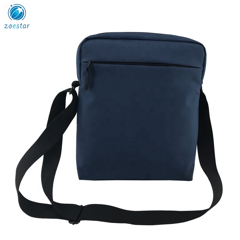 Eco-friendly TPE Coating One Large Compartment Messenger Shoulder Bag Plain One Strap Shoulder Bag