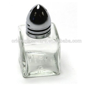 0.5oz mini glass Salt Pepper Shaker