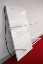 White Carbon Crystal Heater Panel with Thermostat