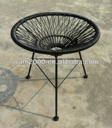 Garden Round rattan coffee table for outdoor