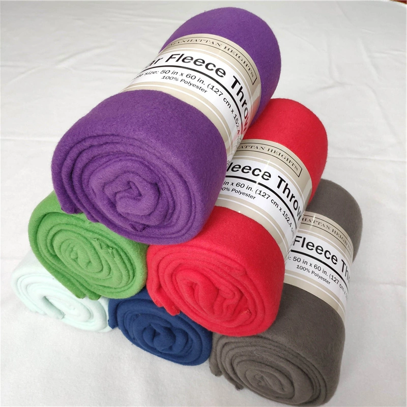 Brushed Polyester Fleece Blanket - in Bulk