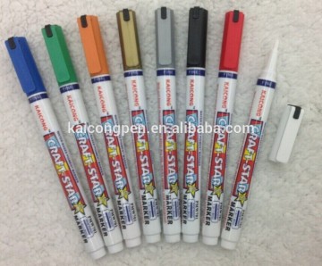 Kaicong paint marker pigment marker opaque and waterproof paint marker