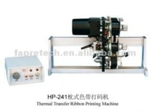 FAPRE HP-241K package date hot coding machine print Hot Ribbon Coder