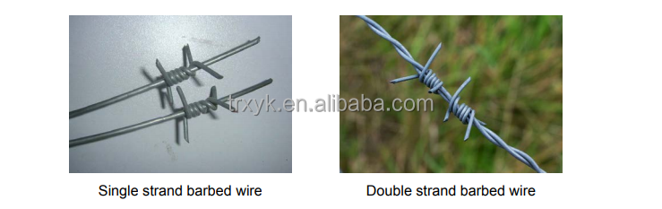 pvc coated traditional twisted barbed wire