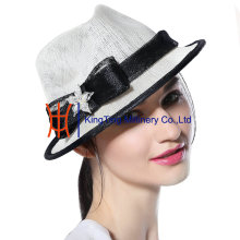 New Hat Accessories Sinamay Lady Hat Wholesale China