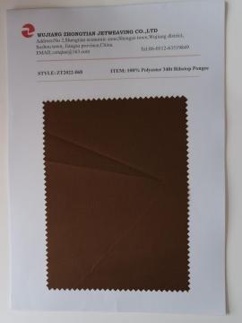 100% Polyester 340t Ribstop Pongee