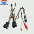 Arnés de cableado estéreo para automóvil y conjunto de cable de audio