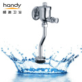 Brass Chromed wall-mounted Hand-press Urinal Flush Valve