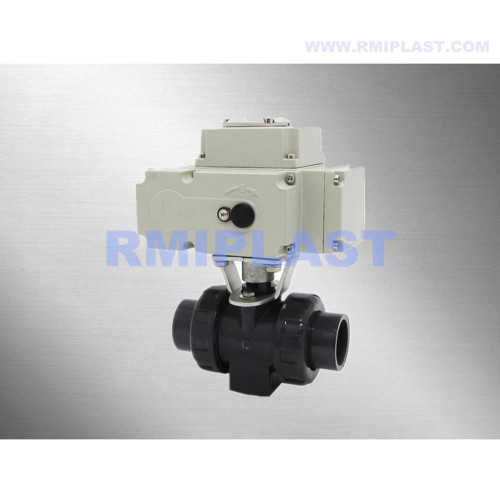 PVDF Ball Valve Electric Actusted DIN PN10