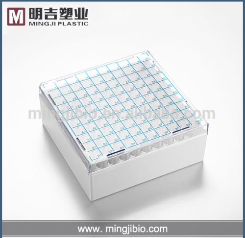 100 well cardboard freezer box , freezer tube