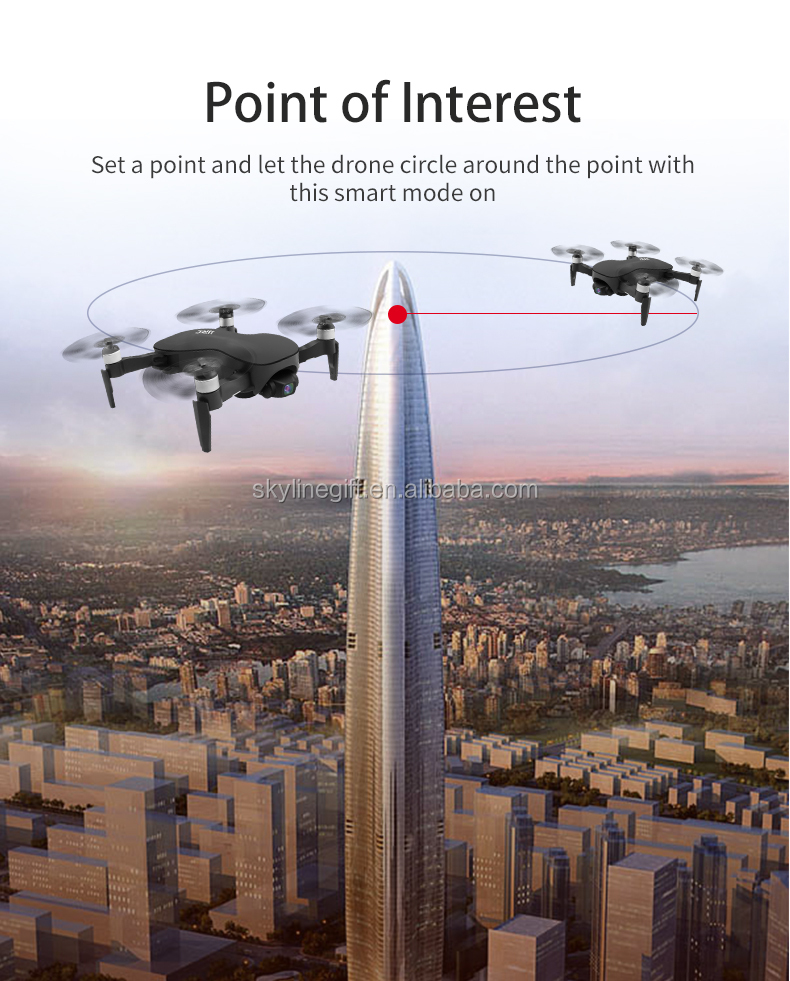 JJRC New AURORA JJRC X12 Quadcopter Drones with 5G 1080P Camera HD Optical Flow 25Mins Flying Time Stabilizing Gimbal