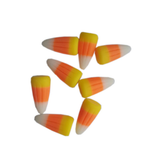 Coloré résine maïs Cabochon perles Simulation nourriture pendentifs maison de poupée jouets bricolage Art décoration porte-clés fabrication
