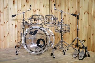 Acrylic 5 Pieces Jazz Drum Set