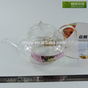 trade assurance clear small glass teapot with tea strainer
