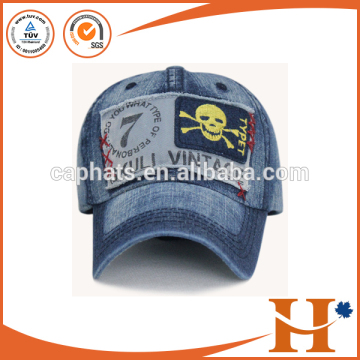 2015 New Fashion unisex Custom Embroidery jeans cow vintga applique baseball hats