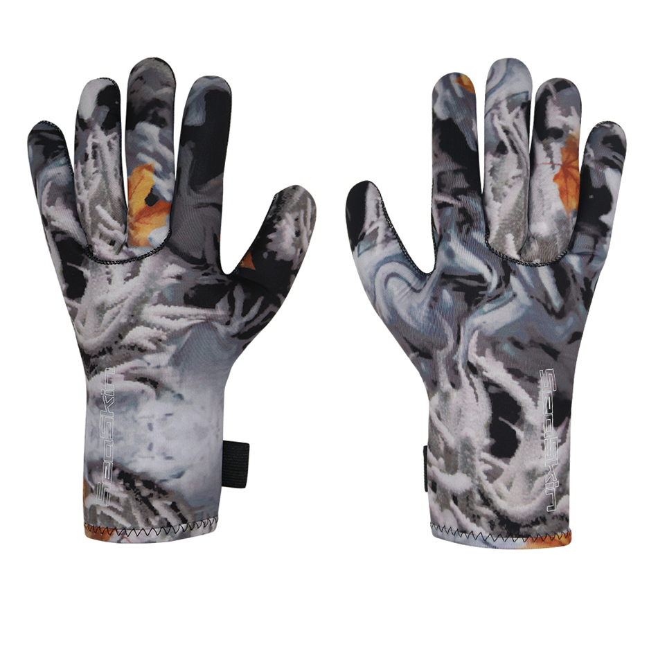 Guantes de camuflaje de camuflaje de 3 mm Guantes de natación de buceo