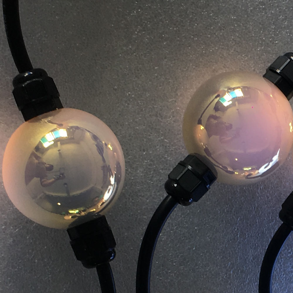 LED mataki mai haske na 3D RGB Ball Saukewa