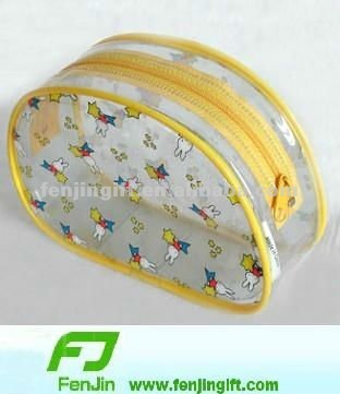 clear pvc packaging bag with zipper