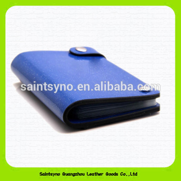 16506 Durable waterproof leather id card holder with id window