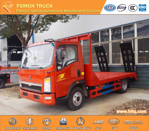 Camion de plate-forme de SINOTRUK HOWO 95hp pour l&#39;exportation