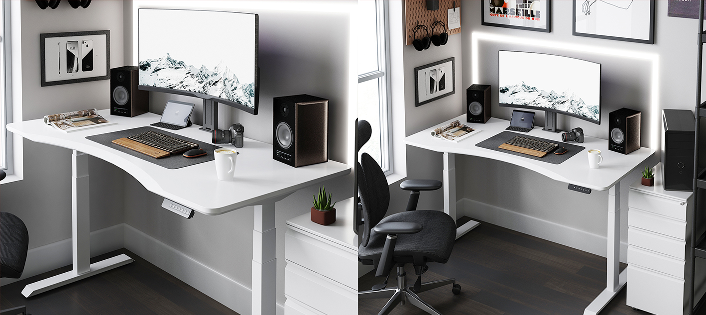 โต๊ะยืนขึ้น stand up desk