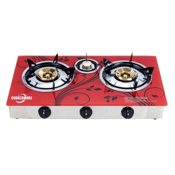 Italian Wholesale Kitchen Master Tempered Glass Gas Stove