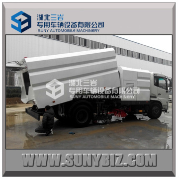 China factory 3 ton small sweeper truck, road sweeper truck capacity