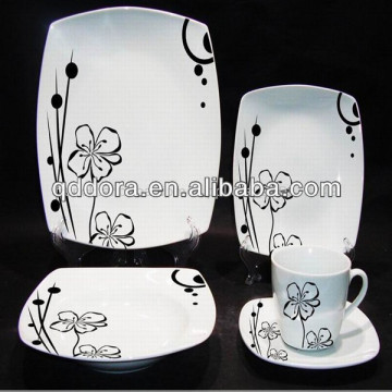english style porcelain dinnerware set beautiful dinnerware sets western square dinnerware set