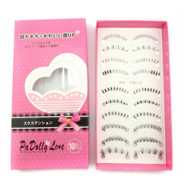 Custom Color Cardboard Eyelash Packaging Boxes