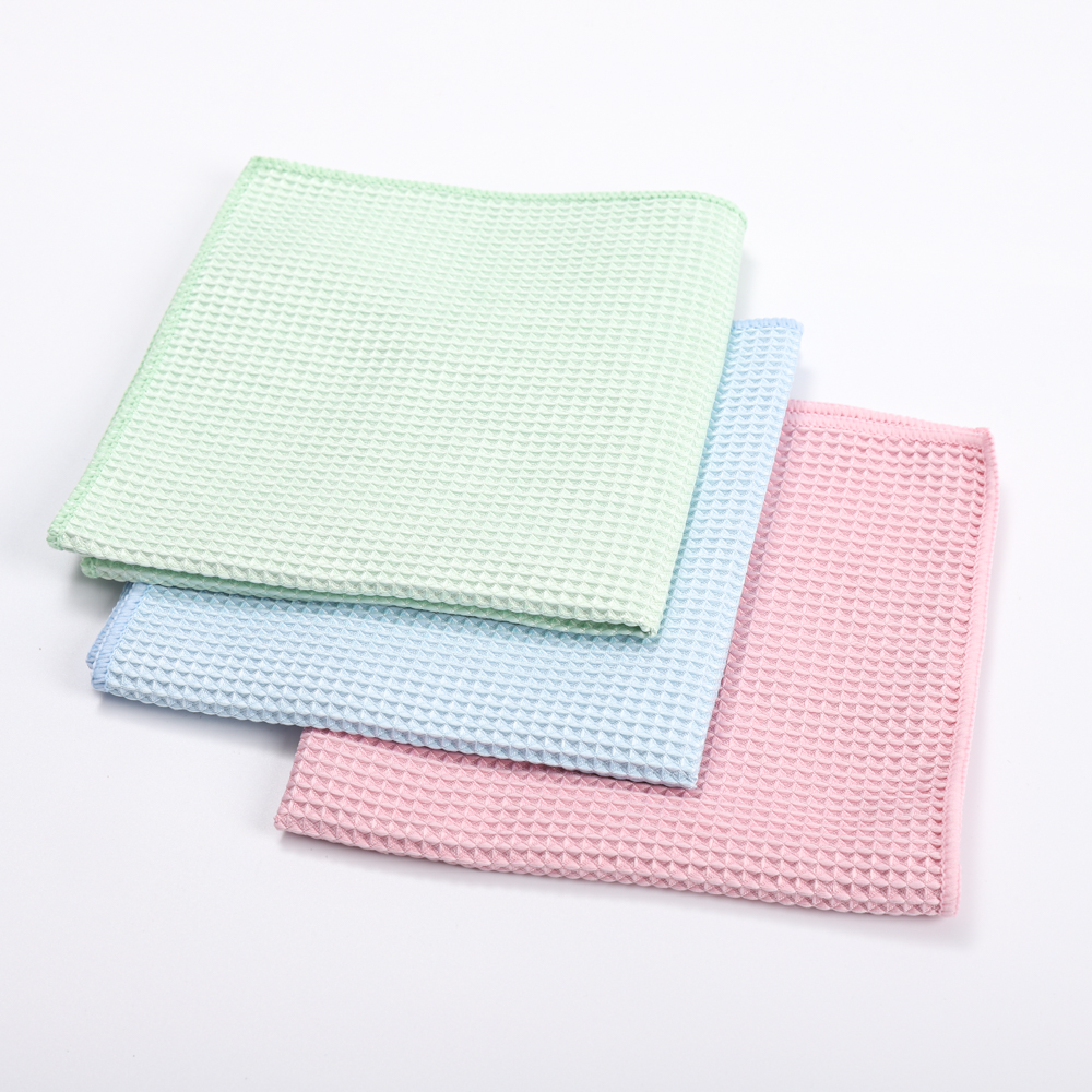 antibacterial microfiber waffle weave cloth