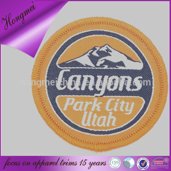 Famous clothing logos embroidery patch / custom embroidery patch