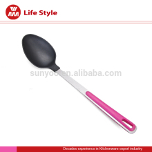 hot sell nylon serving spoon with long ss handle