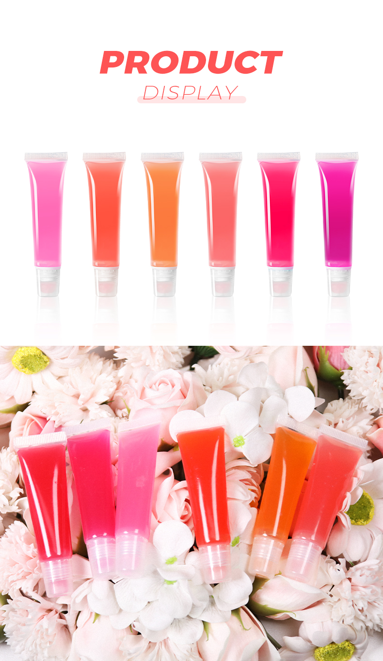 Waterproof Clear Vegan Kids Fruit lipgloss lip stain