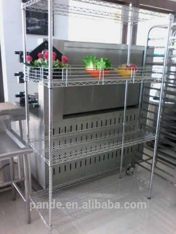 Commercial stainless steel shelving units