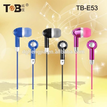 3.5mm Connector Genuine Earphone Brand New Earphone Plastic Cheap Earphone