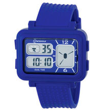 Fashionable LCD Watch/Sports Waterproof Multifunction Watch with Taiwan Movement
