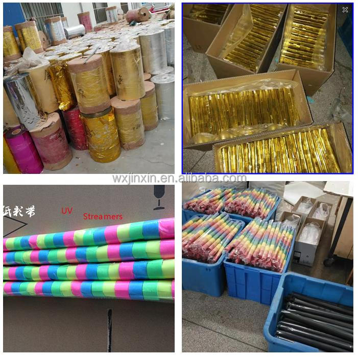 Flameproof streamers confetti tissue streamers for wedding,birthday party confetti magic streamers