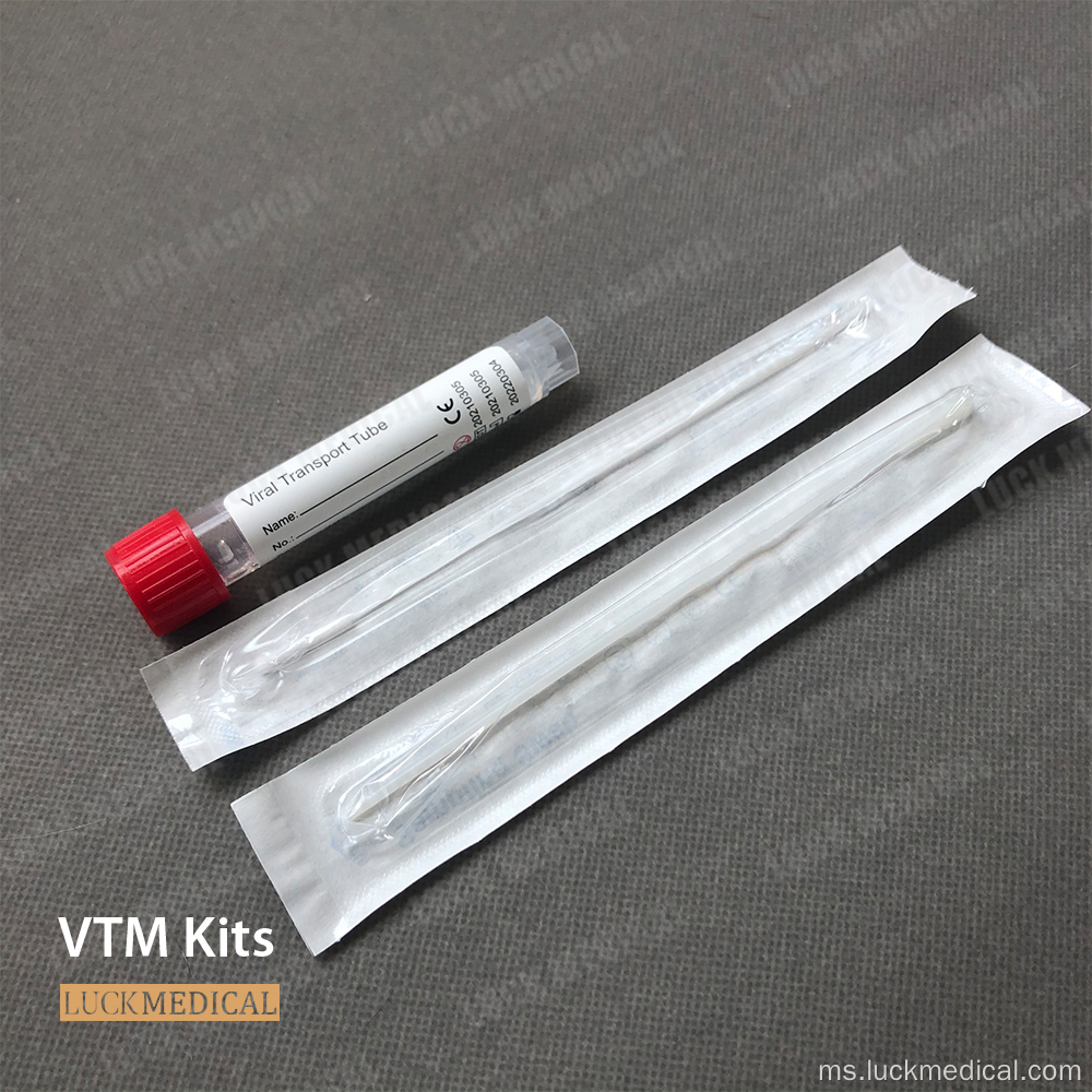 Kit tiub ujian covid vtm kit fda