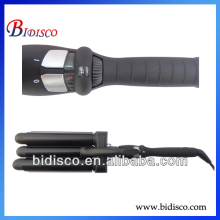 triple barrel/tube LED infrared curling iron