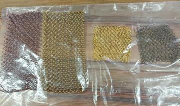 wire mesh curtain for firplace