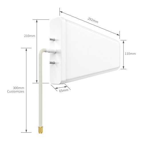 Indoor LTE 10DBI Log-periodik MIMO LPDA antena