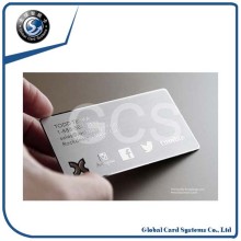 luxury UV plastic business card