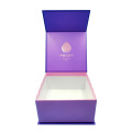Gold Stamping Logo Purple Chocolate Paper Box