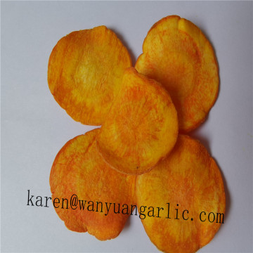 VF carrot chips with stable supply