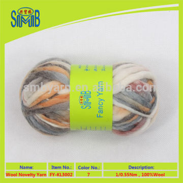 china oeko tex woollen yarn manufacturer shingmore bridge wholesale 100 wool slub knitting yarn for scarf
