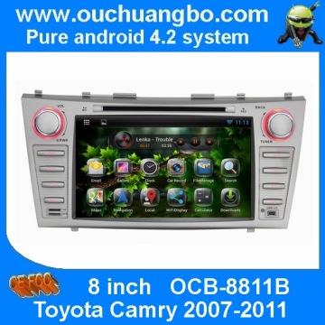 Ouchuangbo Car Radio Multimedia System for Toyota Camry 2007-2011 Android 4.2 DVD Player