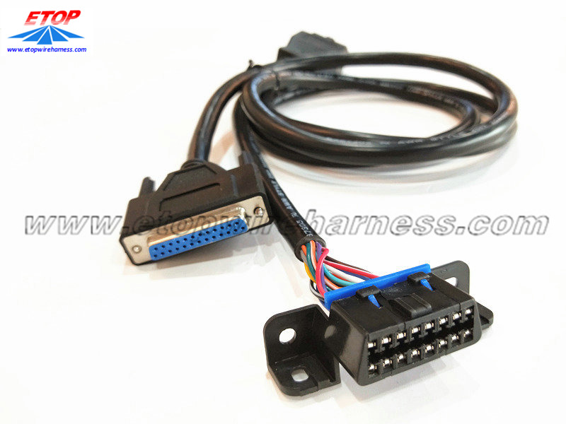 OBD2 M до OBD2 F та DB25