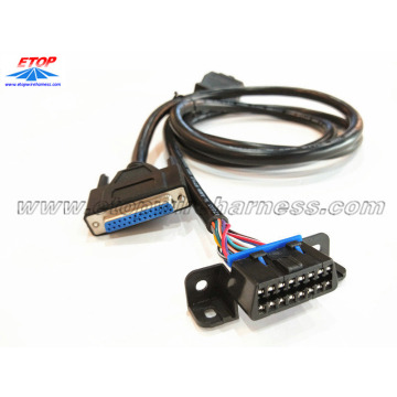 OBD2 M к OBD2 F и DB25