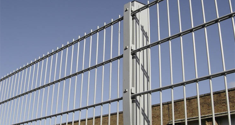 European high security prestige mesh double horizontal fence